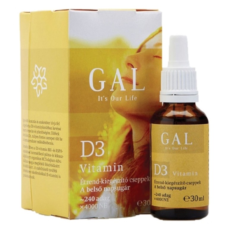 GAL D3 vitamin 30ml 4000NE