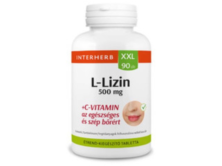 Interherb XXL 90 db L-lizin 500 mg+C-vitamin kapszula (2025.01.31)