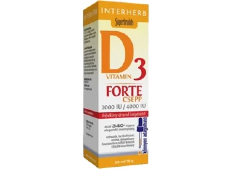 Interherb D3-vitamin FORTE csepp 20 ml