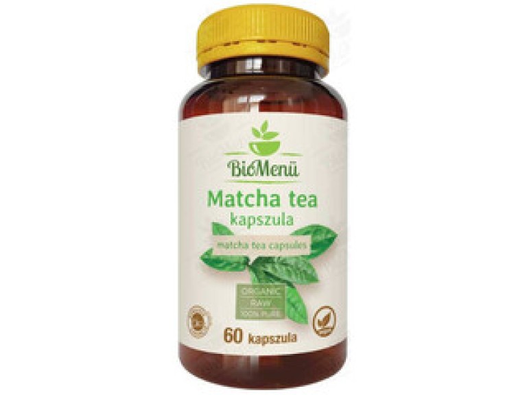 BioMenü BIO MATCHA TEA kapszula 60 db (2025.03.31)