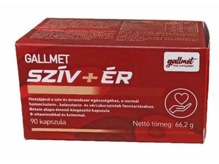 Gallmet-Szív+Ér kapszula 90db