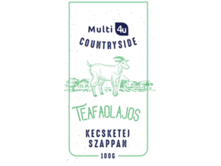 Multi 4U Countryside kecsketej szappan teafa olajjal 100g