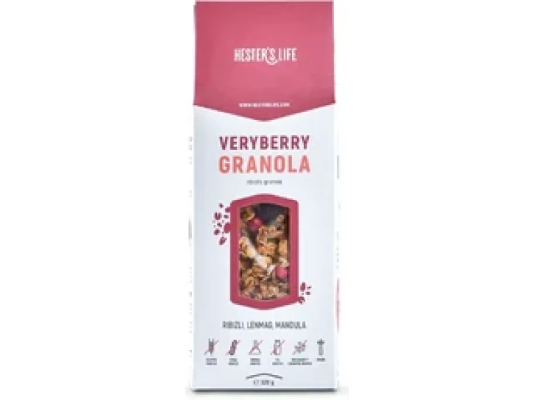 Hesters Life Veryberry granola 320g - ribizlis