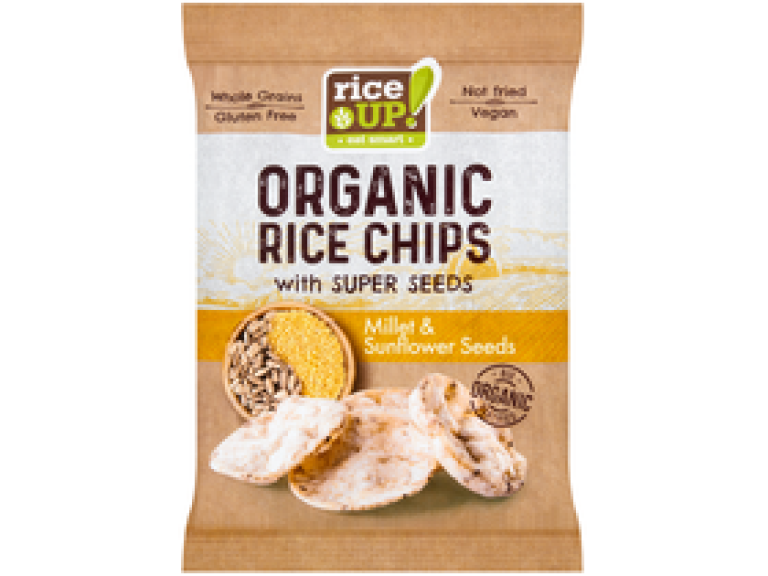 Rice up bio barnarizs chips köles-napraforgó 25g