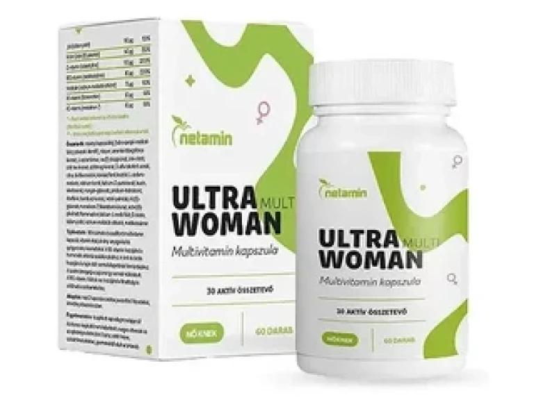 Netamin Ultra Multi Woman Multivitamin kapszula nőknek 60 db