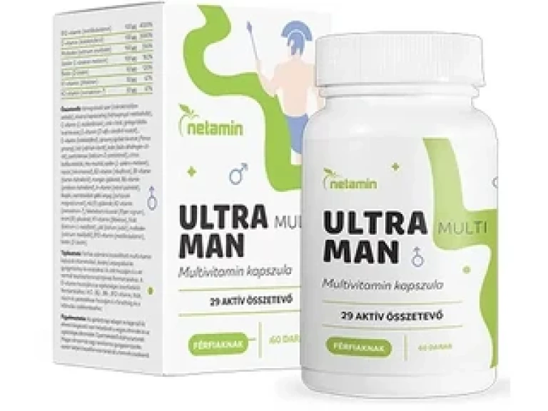 Netamin Ultra Multi Man Multivitamin kapszula férfiaknak 60 db