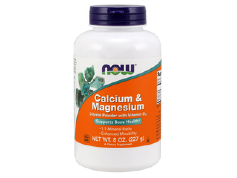 Now Foods Kalcium és Magnézium por 227g