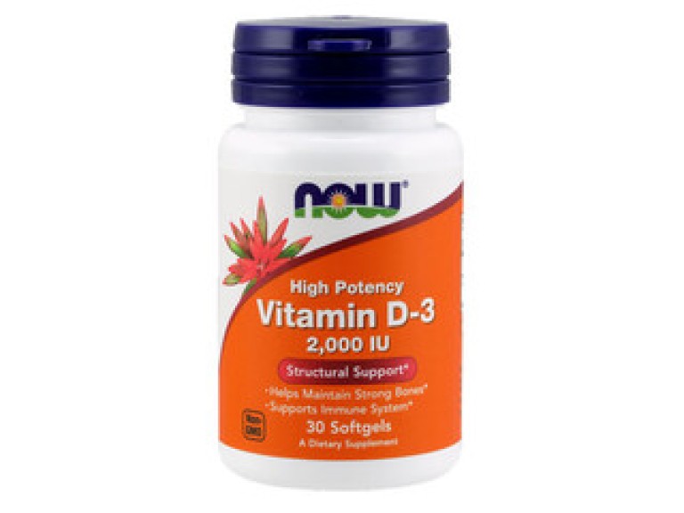 NOW Vitamin D3-2000UI 120db