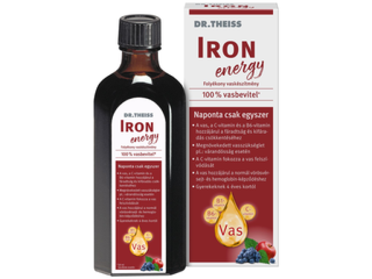 Dr. Theiss IRON energy 500ml Folyékony étrend-kiegészítő