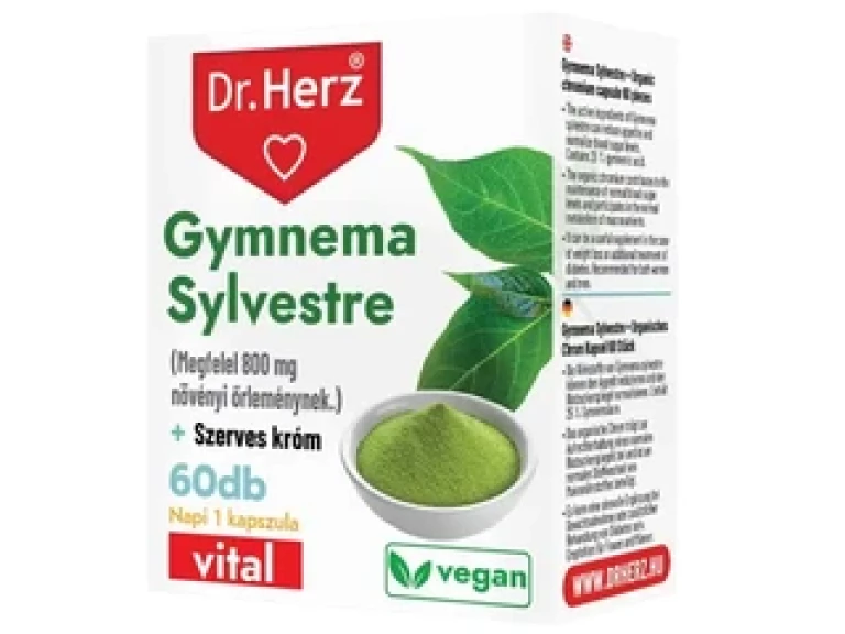 Dr. Herz Gymnema Sylvestre 160mg + Szerves króm 60 db