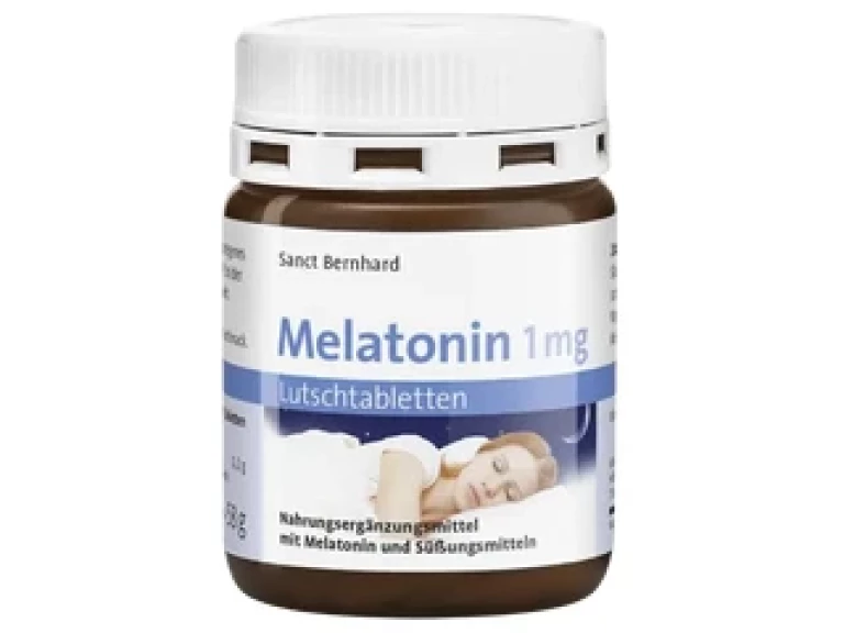 Sanct Bernhard Melatonin 1 mg rágótabletta (bodza-citrus íz) 120 db