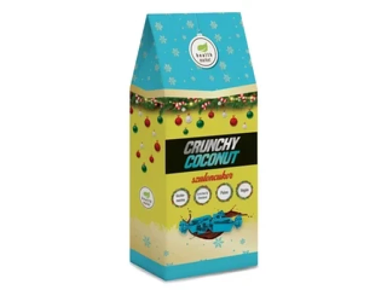 Health Market Crunchy coconut 250 g szaloncukor fehércsokoládéval mártva