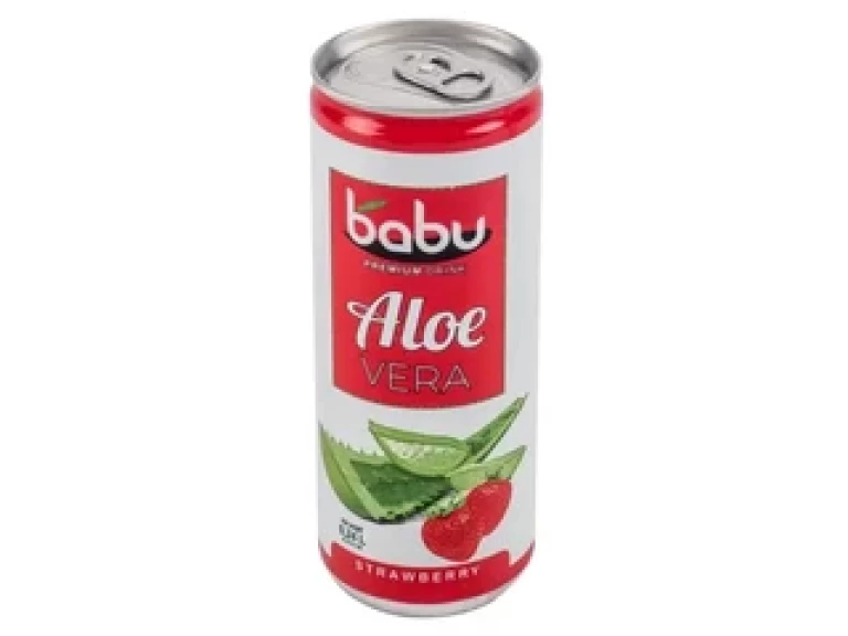 Babu Aloe Vera szénsavmentes ital Eper  240 ml