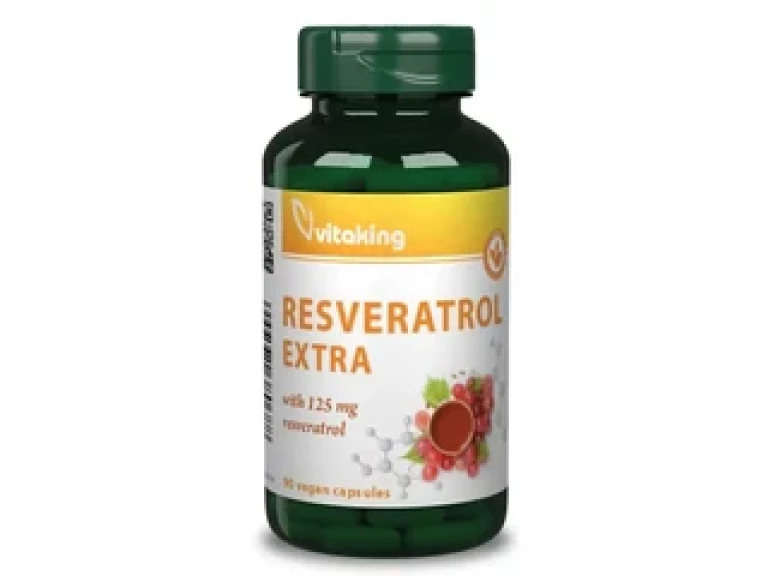 Vitaking Resveratrol Extra Vegan Kapszula 90 db