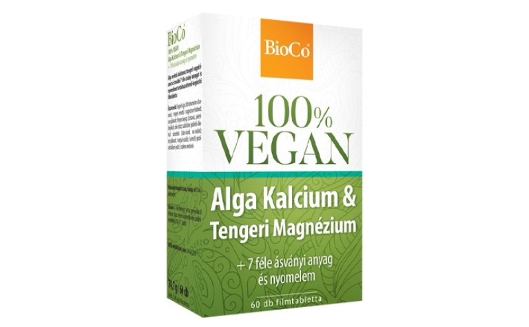 BioCo 100% VEGAN Alga Kalcium & Tengeri magnézium 60db