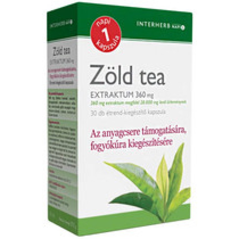 Interherb NAPI1 Zöld tea Extraktum 30 db