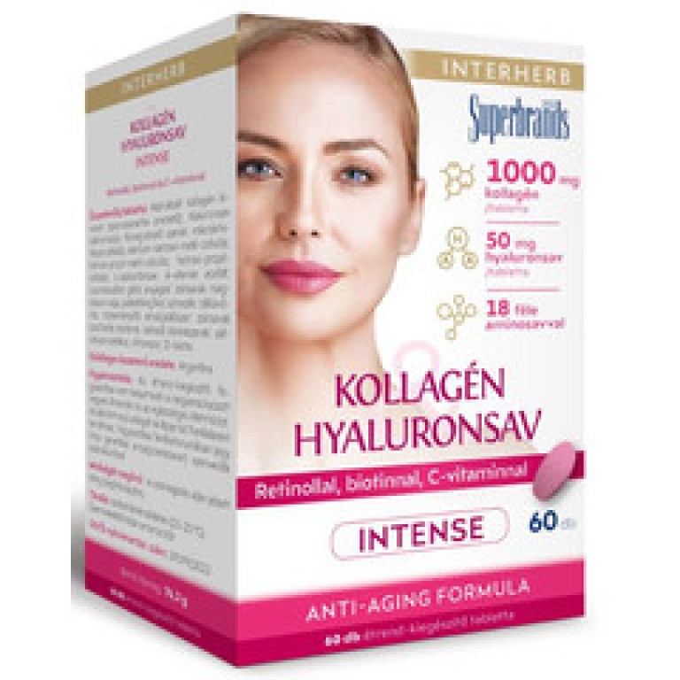 Interherb Kollagén&Hyaluronsav INTENSE tabletta 60 db