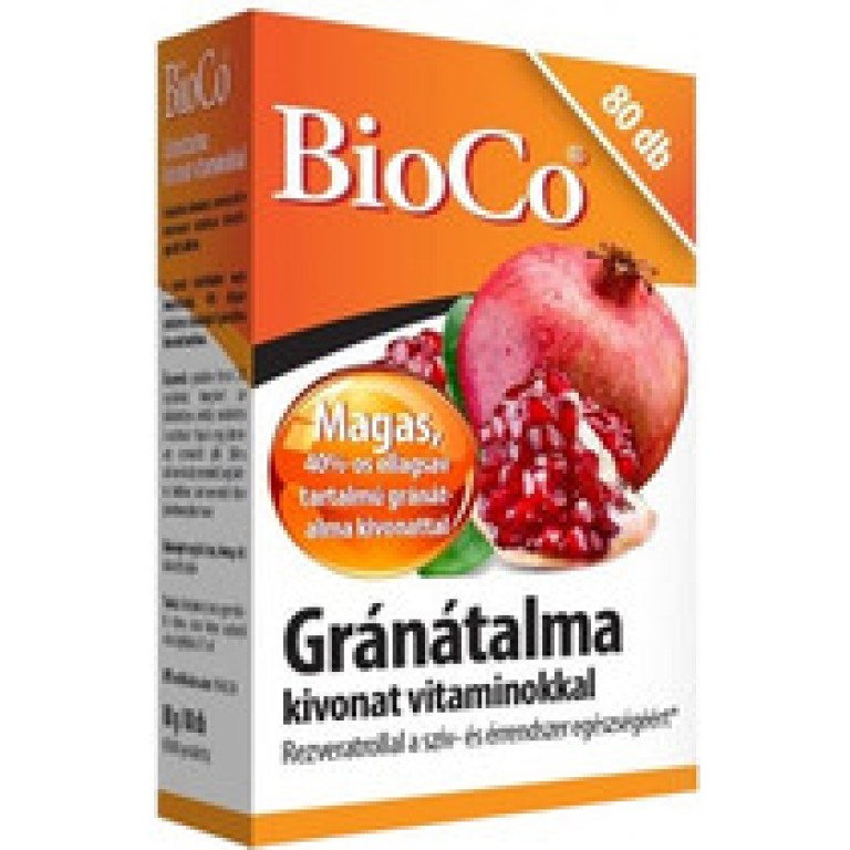BioCo Gránátalma kivonat 80 db