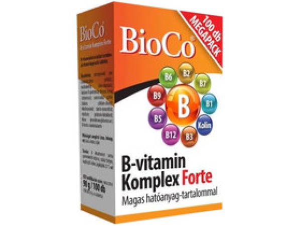 BioCo B-vitamin komplex FORTE 100 db