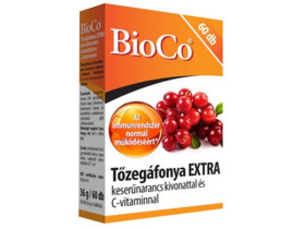 BioCo Tőzegáfonya Extra 500mg tabletta 60db