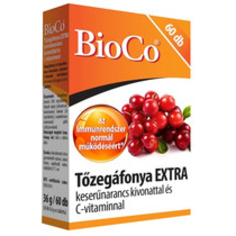 BioCo Tőzegáfonya Extra 500mg tabletta 60db
