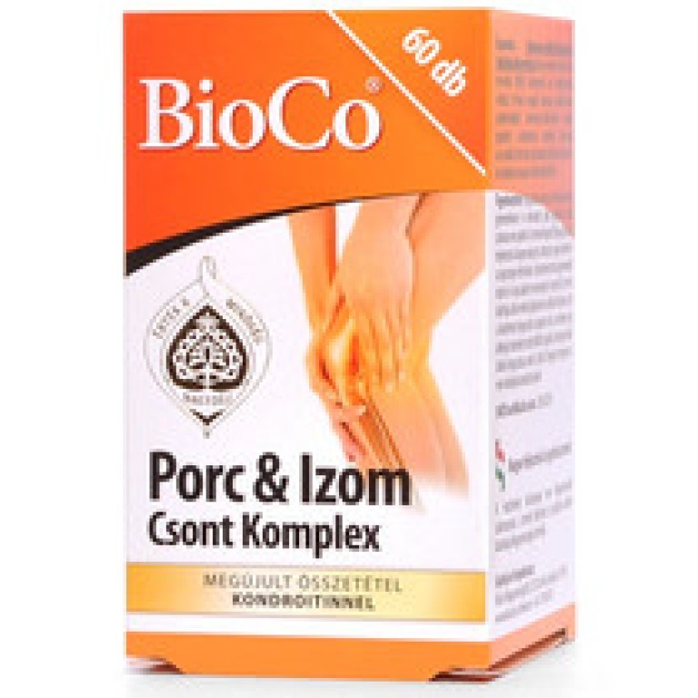 BioCo Porc&Izom csont komplex tabletta kondroitinnel 60db