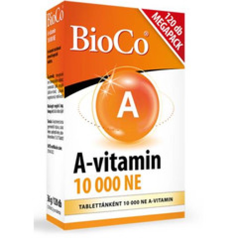 BioCo A-vitamin 10000 NE Megapack 120db