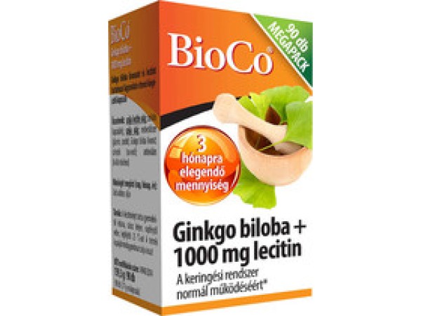BioCo Ginkgo Biloba + Lecitin Mega Pack 90 db