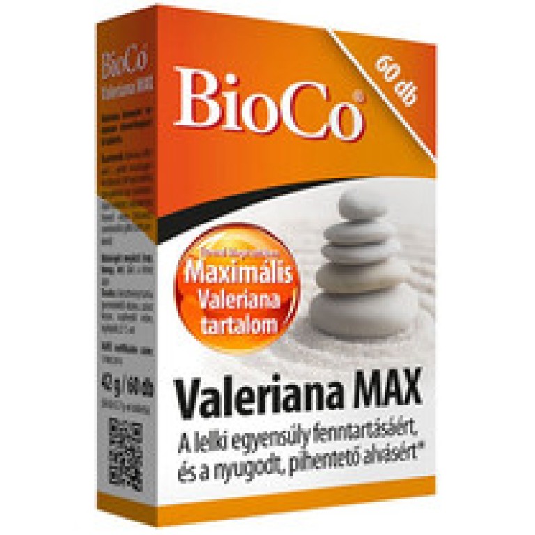 BioCo Valeriana MAX tabletta 60 db