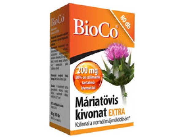 BioCo Máriatövis kivonat extra 80 db
