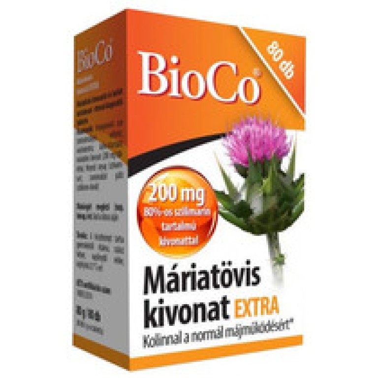 BioCo Máriatövis kivonat extra 80 db