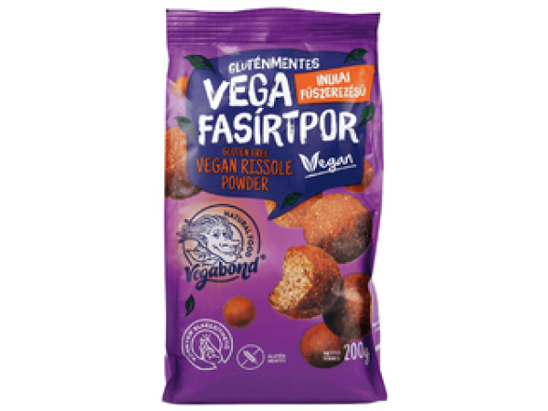 Vegabond Vega fasírtpor, gluténmentes, Indiai fűszerezésű 200g