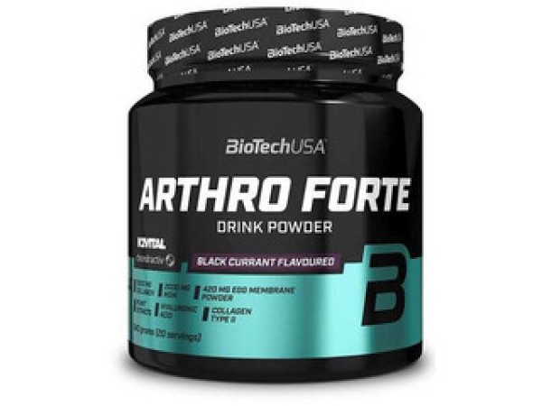 BioTech USA Arthro Forte Italpor 340g feketeribizli ízesítéssel