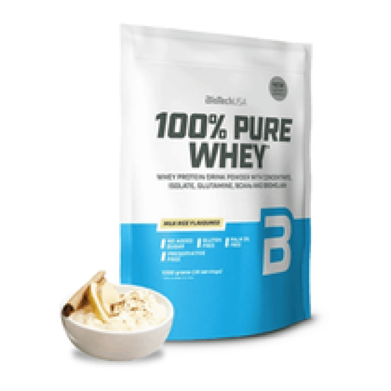 BioTech USA 100% Pure Whey protein tejberizs íz 454g