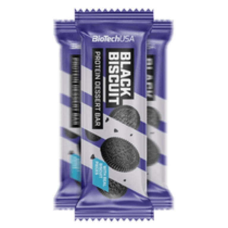 BioTech USA Protein Dessert Bar Black Biscuit 50g