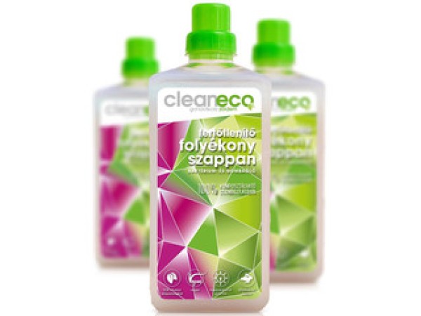 Cleaneco Fertőtlenítő folyékony szappan 1L