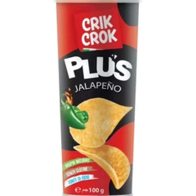 Crik Crok GLUTÉNMENTES Jalapeno chips 100g