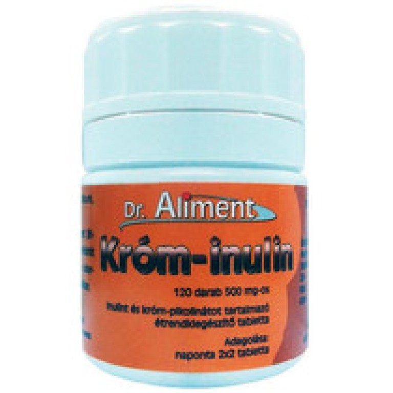 Dr. Aliment Króm-Inulin tabletta 120db 500mg