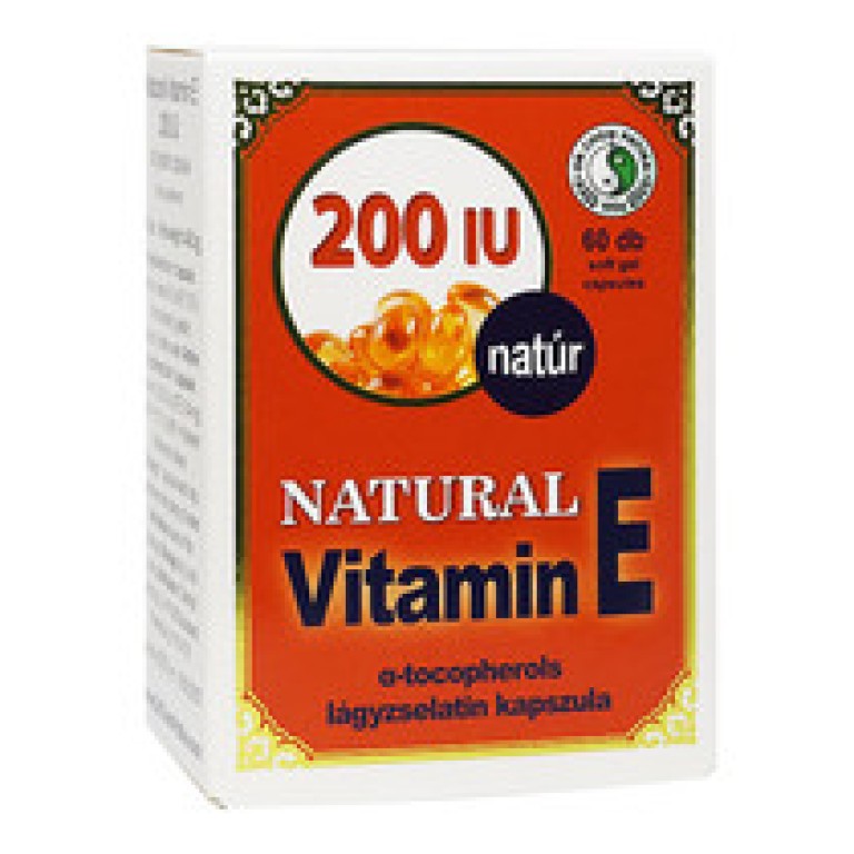 Dr. Chen Natúr E-vitamin 200mg lágyzselatin kapszula 60 db