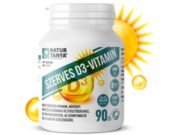 Natur Tanya Szerves D3-vitamin 4000NE 90db -E-vitaminnal