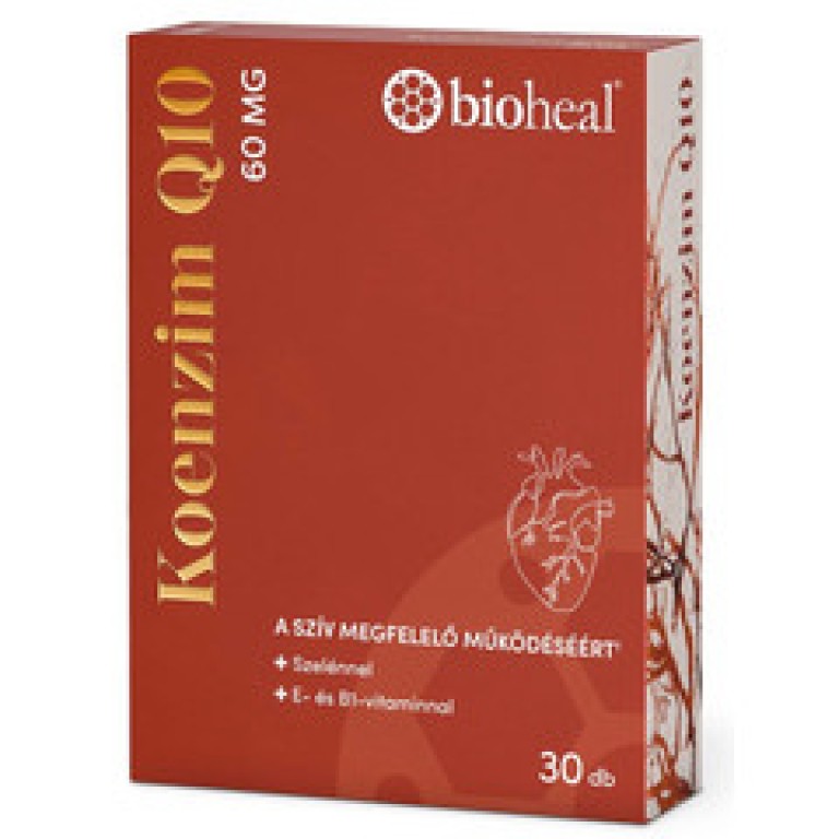 Bioheal Q10 Koenzim 60 Mg 30 db lágykapszula