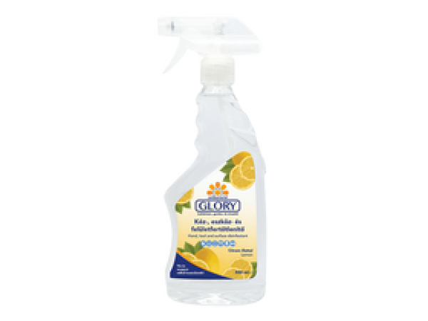 Glory kéz eszköz és felületfertőtlenítő (citrom) 500 ml