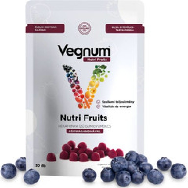 Vegnum Nutri Fruits Ashwagandha gumigyümölcs 30 db
