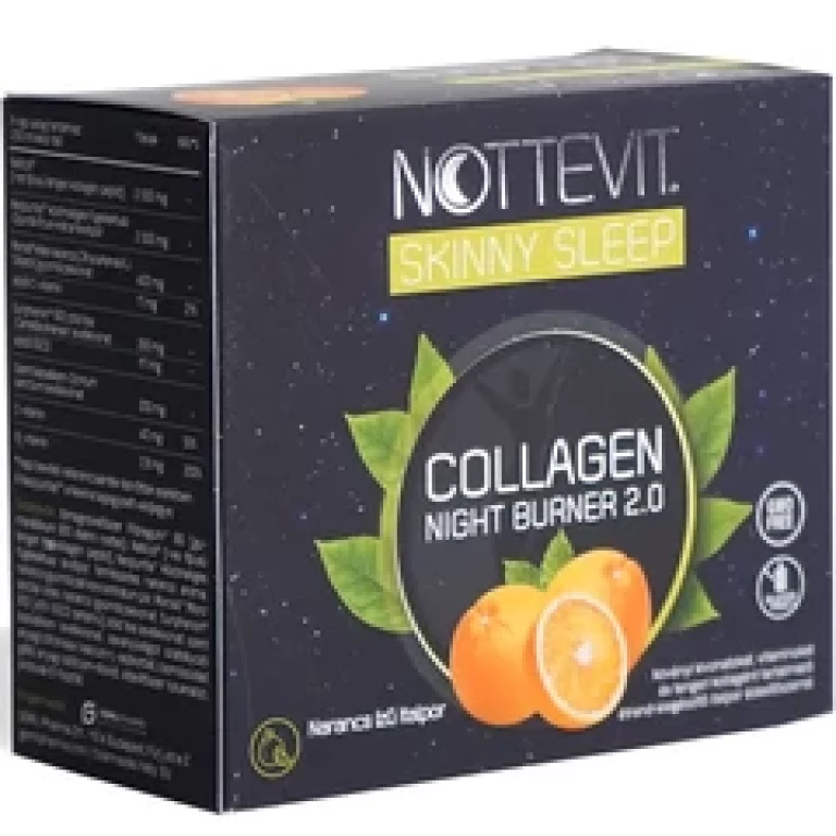 Nottevit Skinny Sleep Collagen Night Burner narancs ízű 30 tasak
