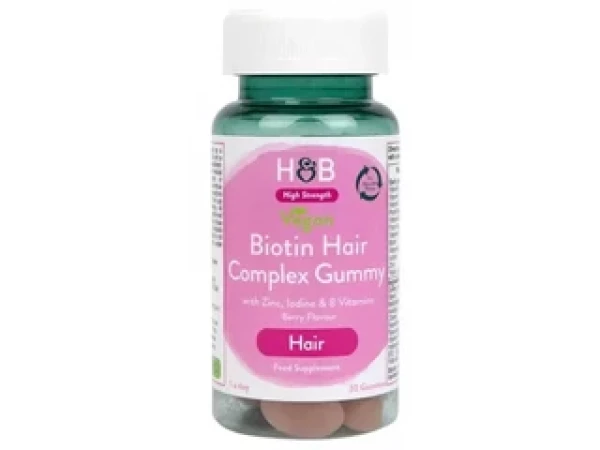 H&B Biotin-Haj komplex gumivitamin 30 db