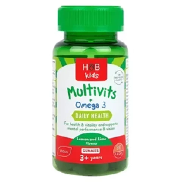 H&B Gyerek Multivitamin+Omega-3 gumivitamin 30 db