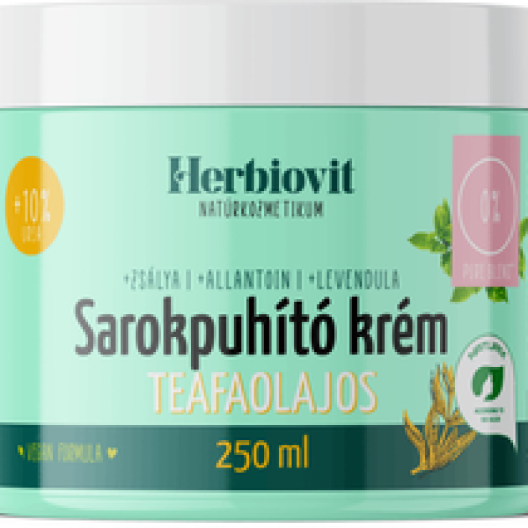 Herbiovit Sarokpuhító krém teafaolajos 250 ml