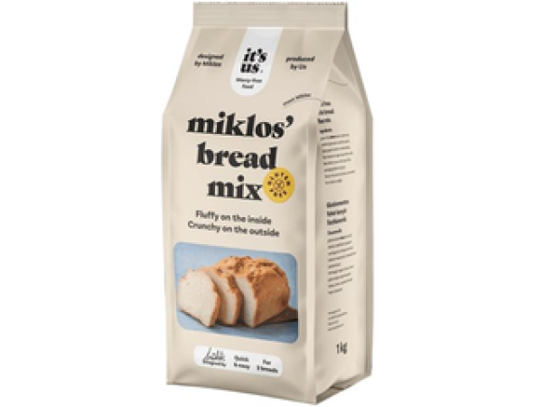 It’s us Miklos Gluténmentes Fehér kenyér lisztkeverék 1kg