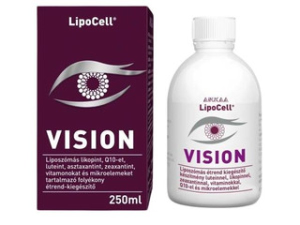 LipoCell Vision liposzómás étrend-kiegészítő 250ml 50 adag