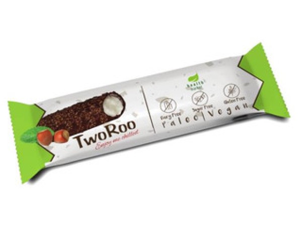 Health Market TwoRoo mogyorós rúd étcsokoládéval mártva, édesítőszerekkel 30 g